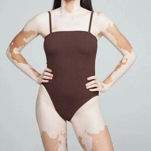 Youswim Poise One-Piece Espresso Brown Stretch I